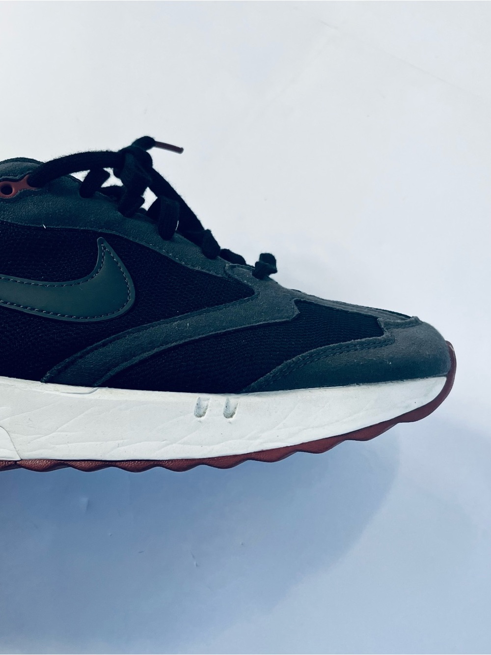 Nike Air Max Dawn Athletic Shoes #DQ3991-001 Black White Burgundy Men’s :10 - Picture 6 of 15